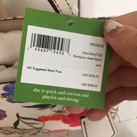 NWT Kate spade Thompson street fabric sam bag - Picture 3 of 6